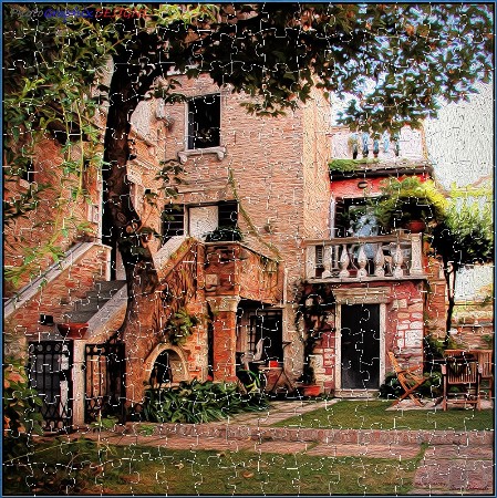 JIGSAW - A Treviso Garden in Oils JIGSAW - TREVISO GARDEN IN OILS